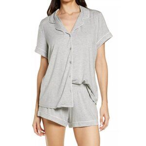 💕NORDSTROM💕 Moonlight Eco Short Pajamas ~ Grey Heather Large L NWT